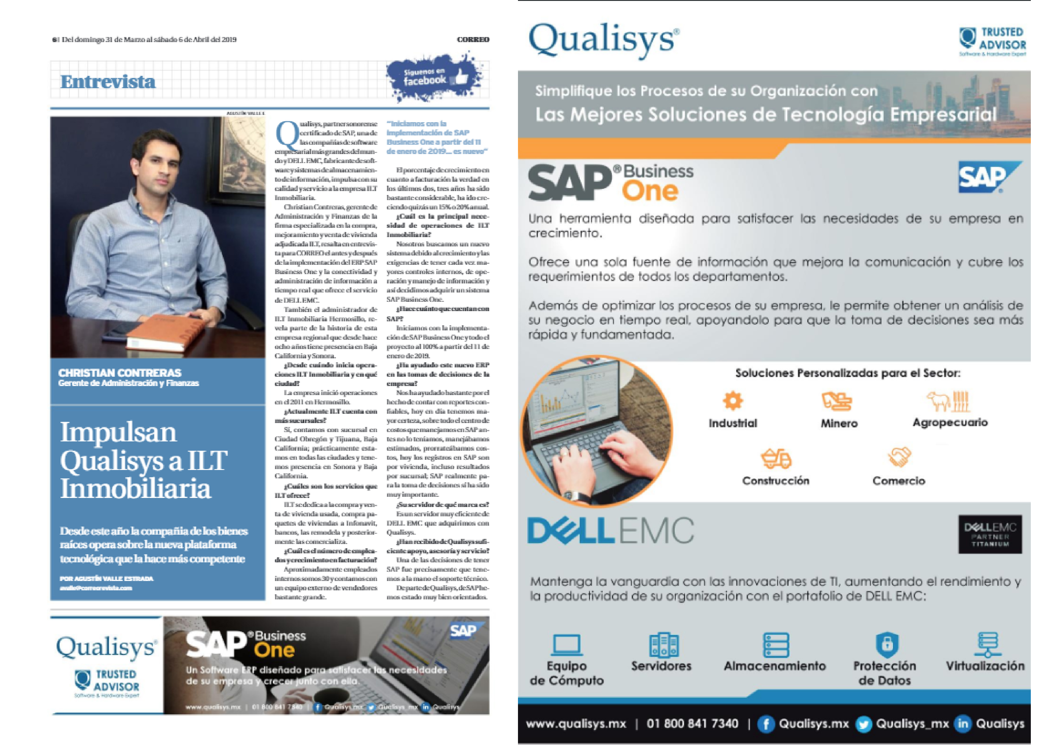 Impulsa Qualisys a ILT Inmobiliaria - Image